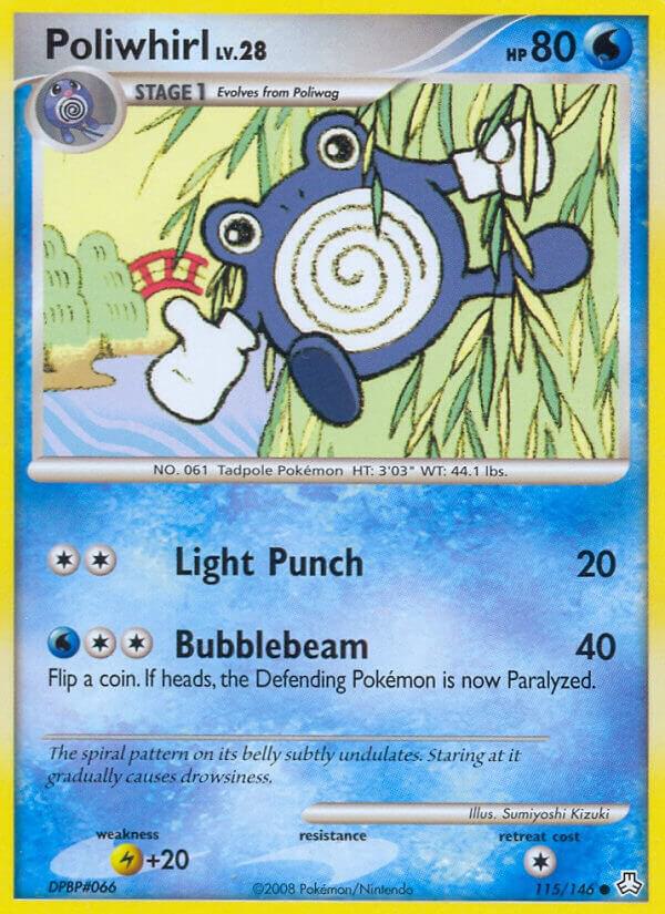 Poliwhirl 115/146 card