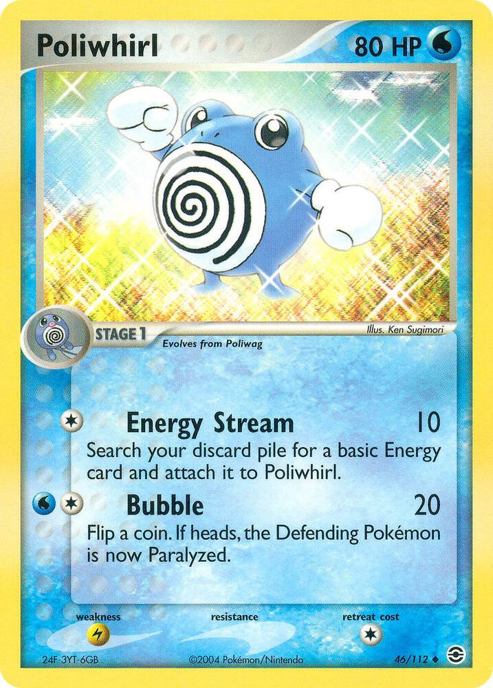 Poliwhirl 46/112 card