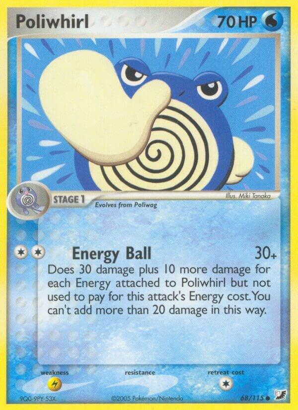 Poliwhirl 68/115 card