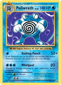 Poliwrath 25 108 XY Evolutions 025/108 card