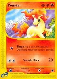 Ponyta 126/165 card