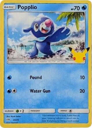 Popplio 23 25 023/025