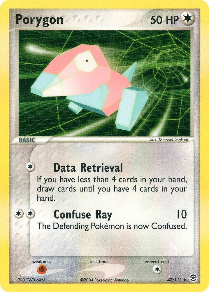 Porygon 47/112 card