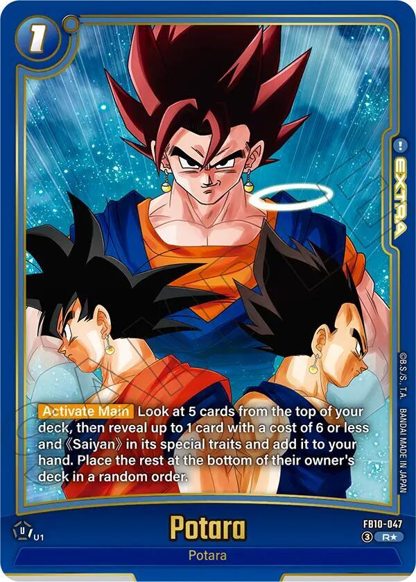 Potara Alternate Art FB10-047 card