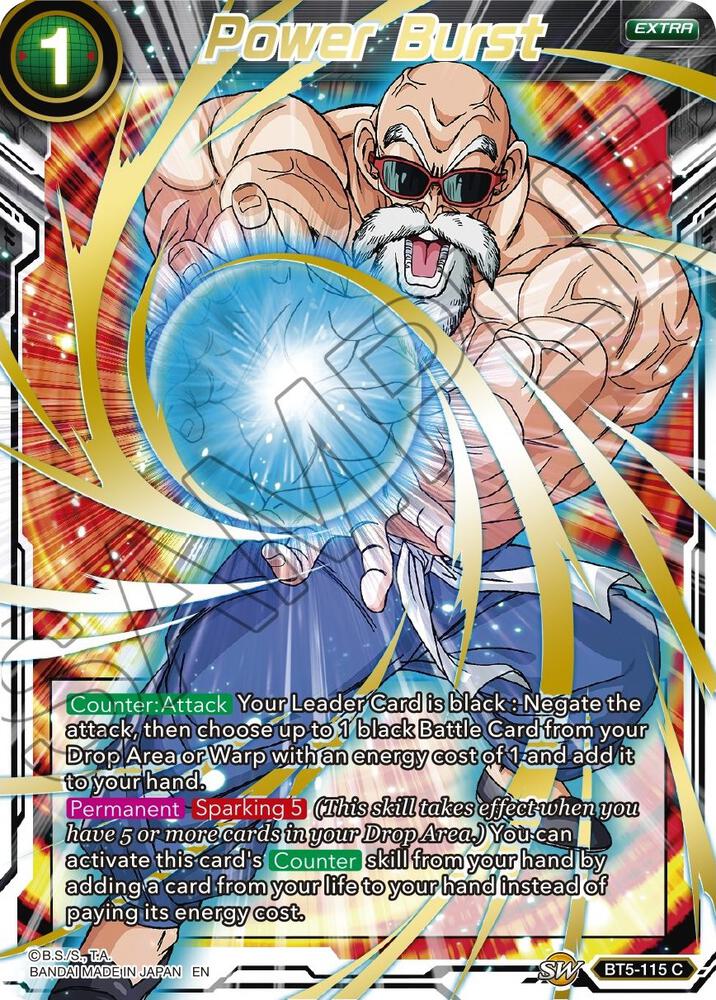Power Burst Gold Stamped BT5-115
