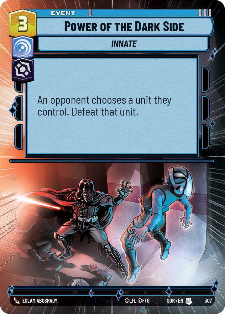 Power of the Dark Side Hyperspace 307 card