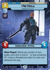 Pre Vizsla Strong Willed Ruler Hyperspace 317 card