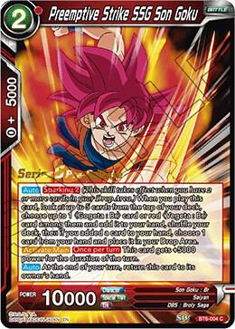 Preemptive Strike SSG Son Goku BT6-004_PR card