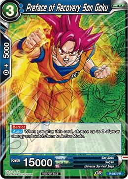 Preface of Recovery Son Goku Event Pack 2 2018 P-047_PR