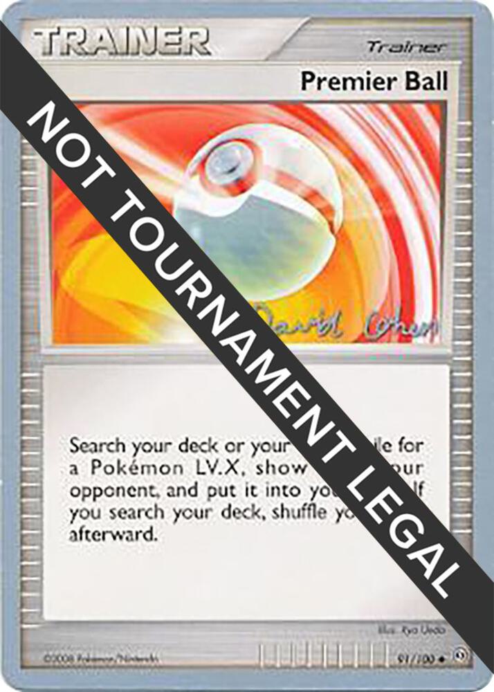 Premier Ball 2009 David Cohen 91/100 carta