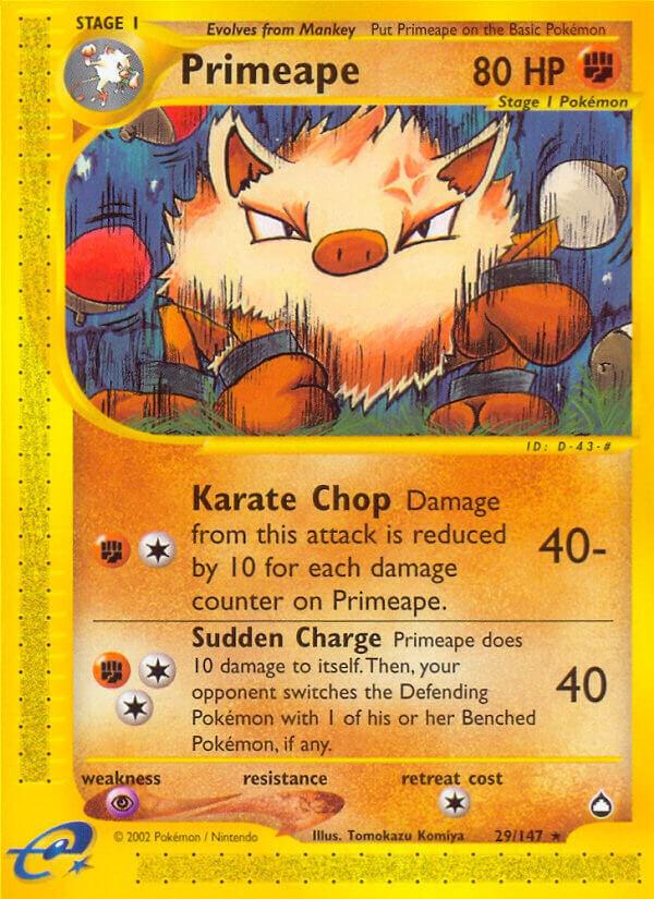 Primeape 029/147 card
