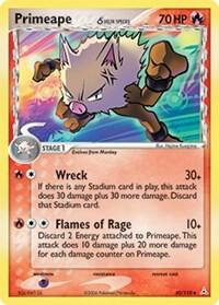 Primeape Delta Species 50/110 card