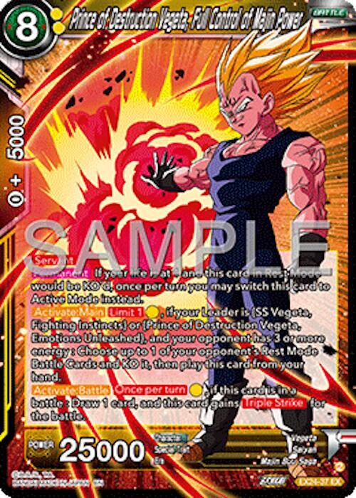 Prince of Destruction Vegeta Full Control of Majin Power EX24-37