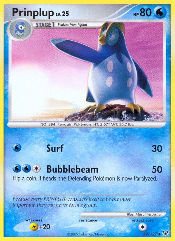 Prinplup 59/127 card