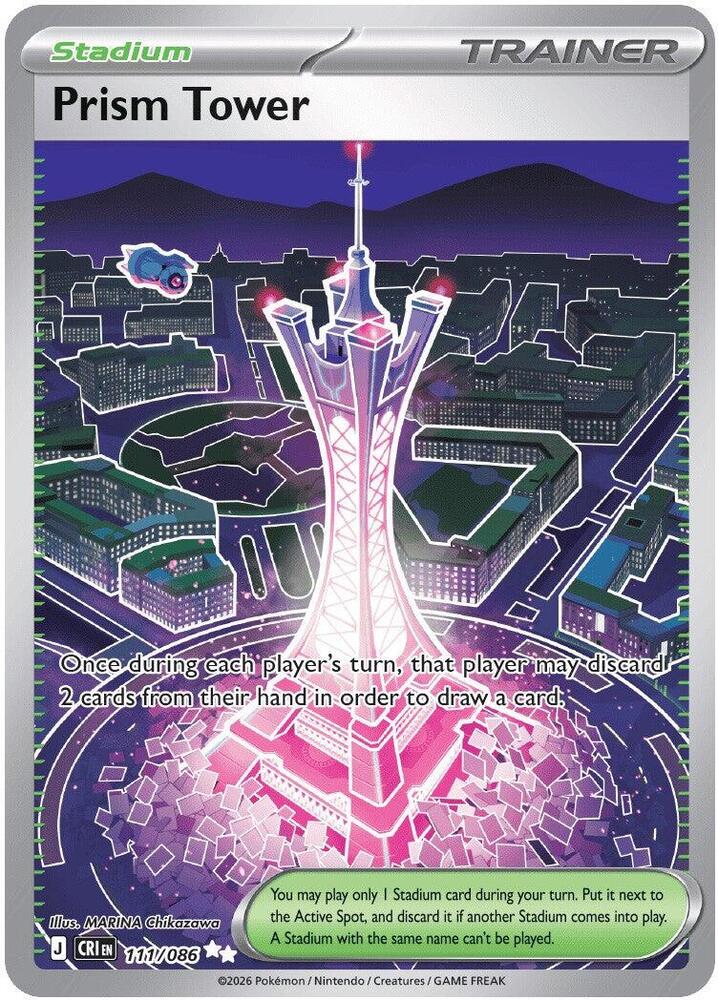 Prism Tower 111/086 card