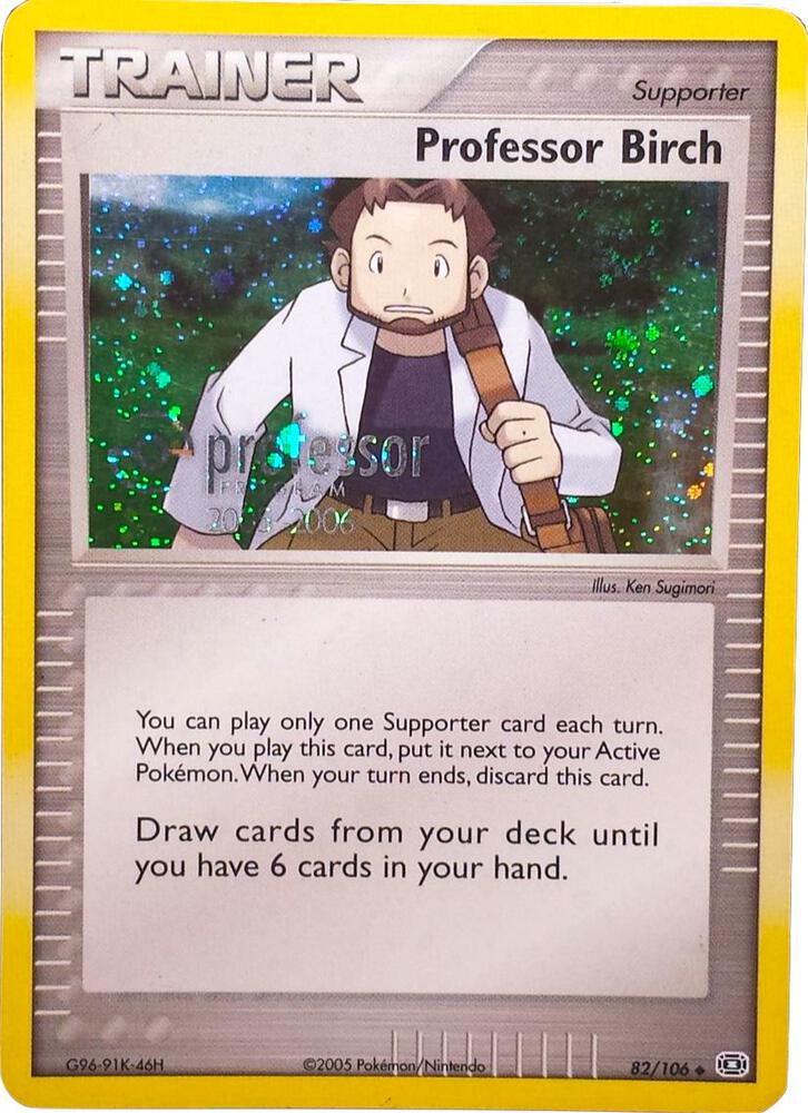 Professor Birch 2006 82/106 card