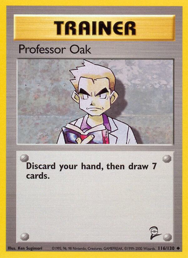 Professor Oak 116/130 card