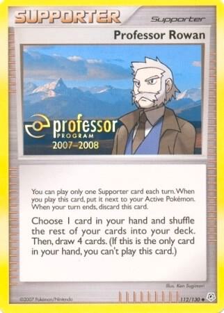 Professor Rowan 2007 112/130 card