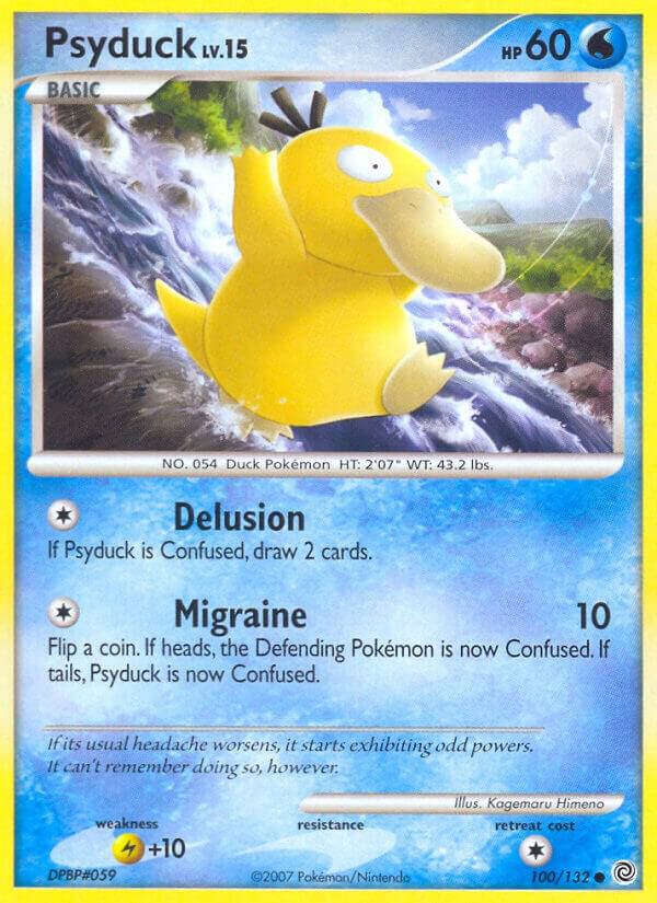 Psyduck 100/132 card