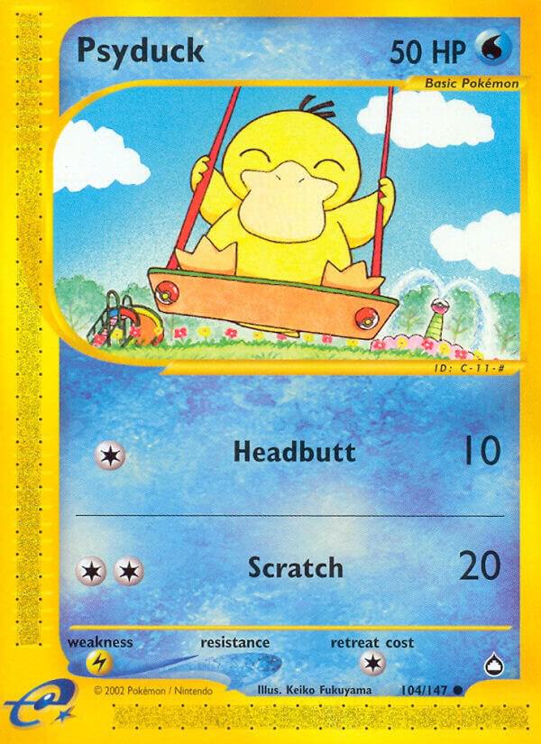 Psyduck 104/147 card