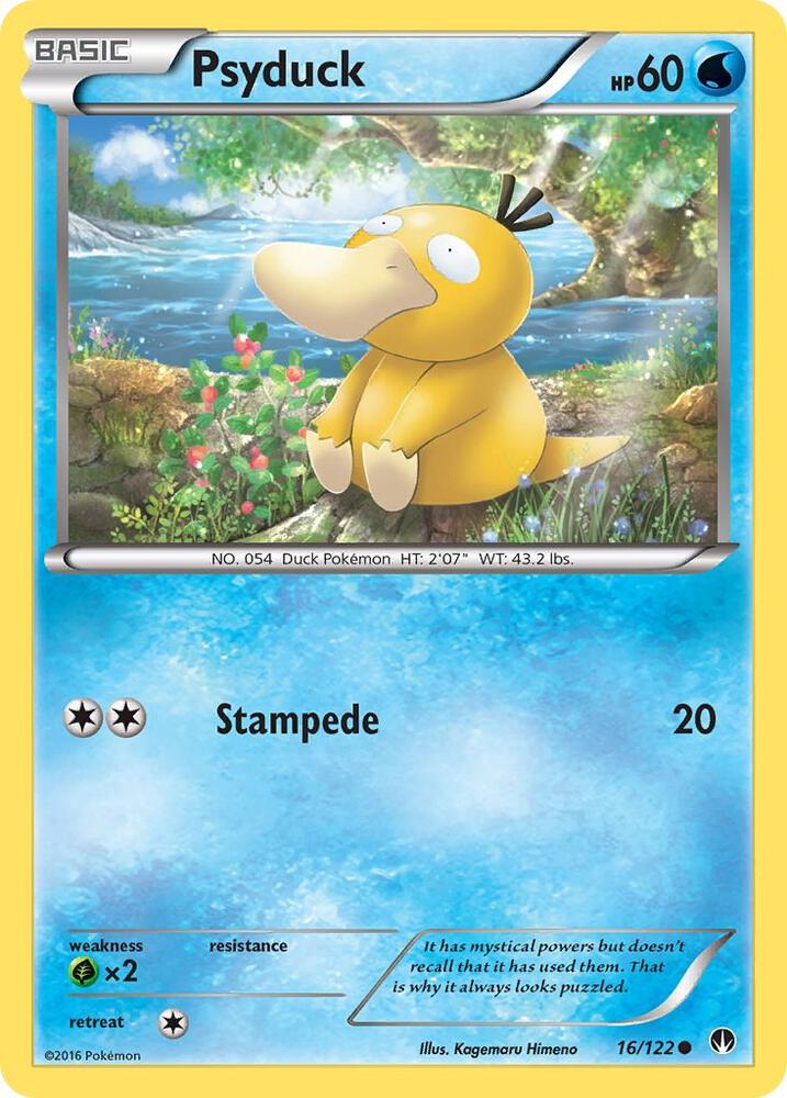 Psyduck 16/122 carta