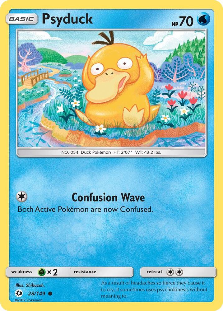 Psyduck 28/149 card