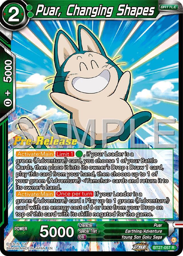 Puar Changing Shapes BT27-057 carta