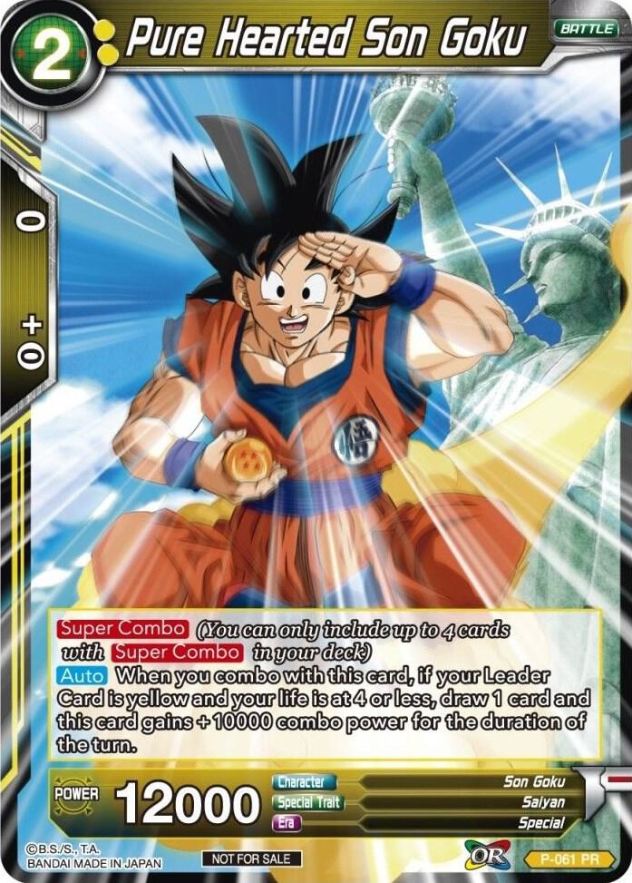 Pure Hearted Son Goku P-061 card