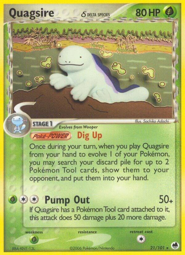 Quagsire Delta Species 21/101 card