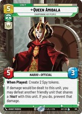 Queen Amidala Championing Her People Hyperspace 365 card