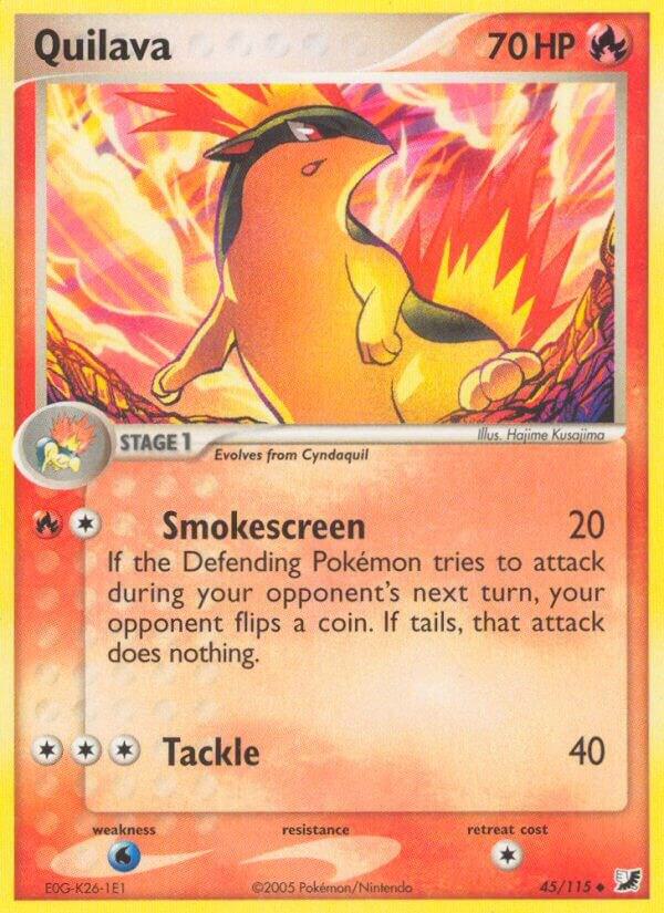 Quilava 45/115 card