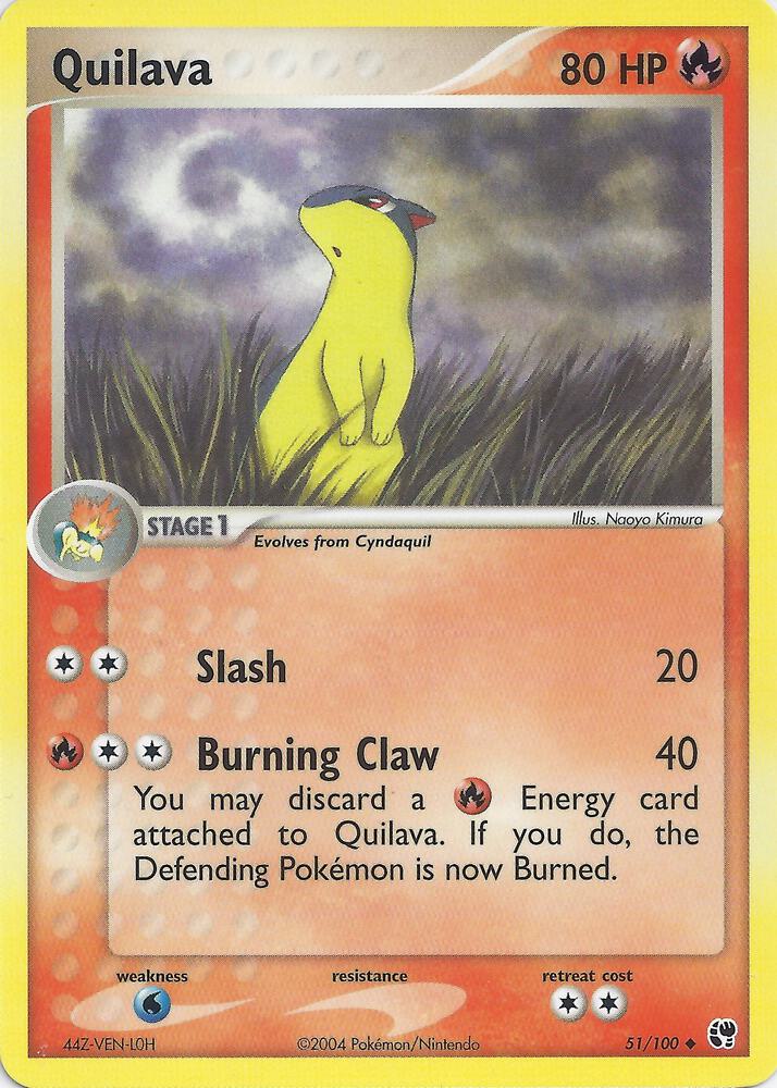 Quilava 51 card