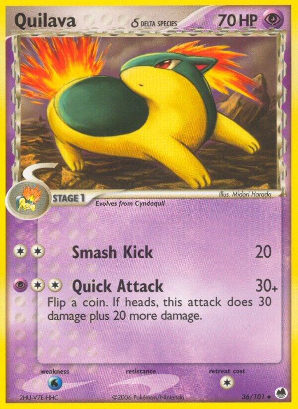 Quilava Delta Species 36/101 card