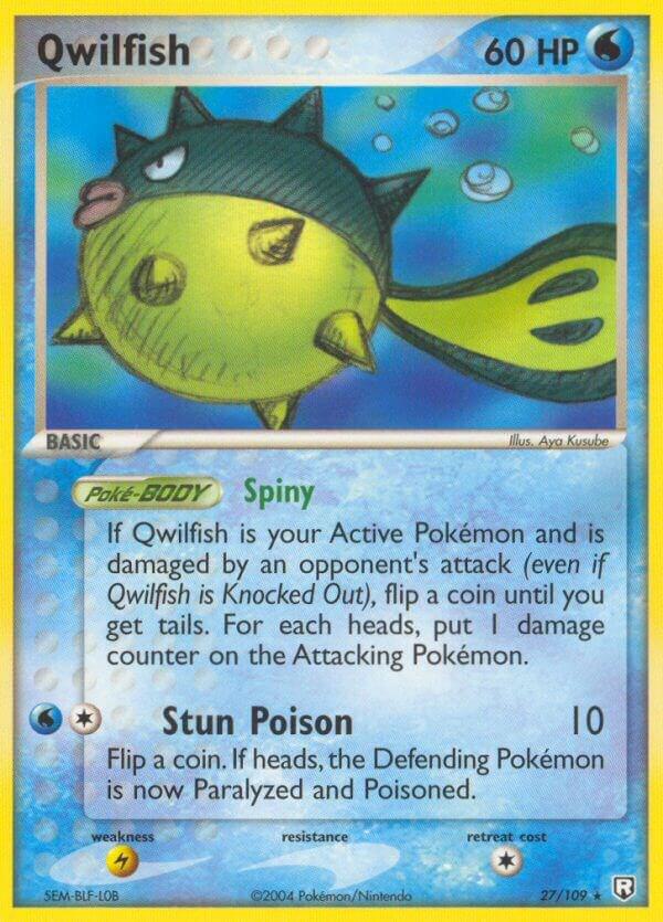 Qwilfish 27/109 card