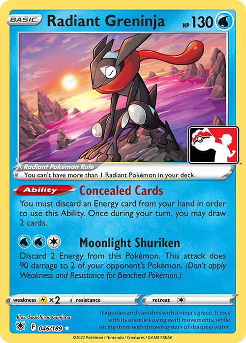 Radiant Greninja 046/189 card