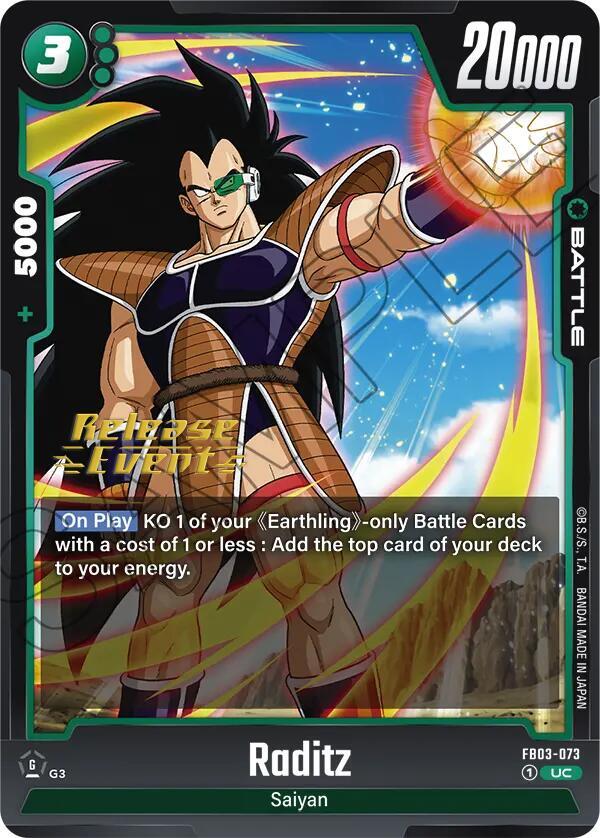 Raditz FB03 073 carta