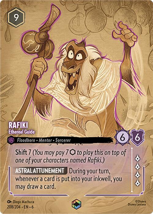 Rafiki Ethereal Guide Enchanted 208/204 carta