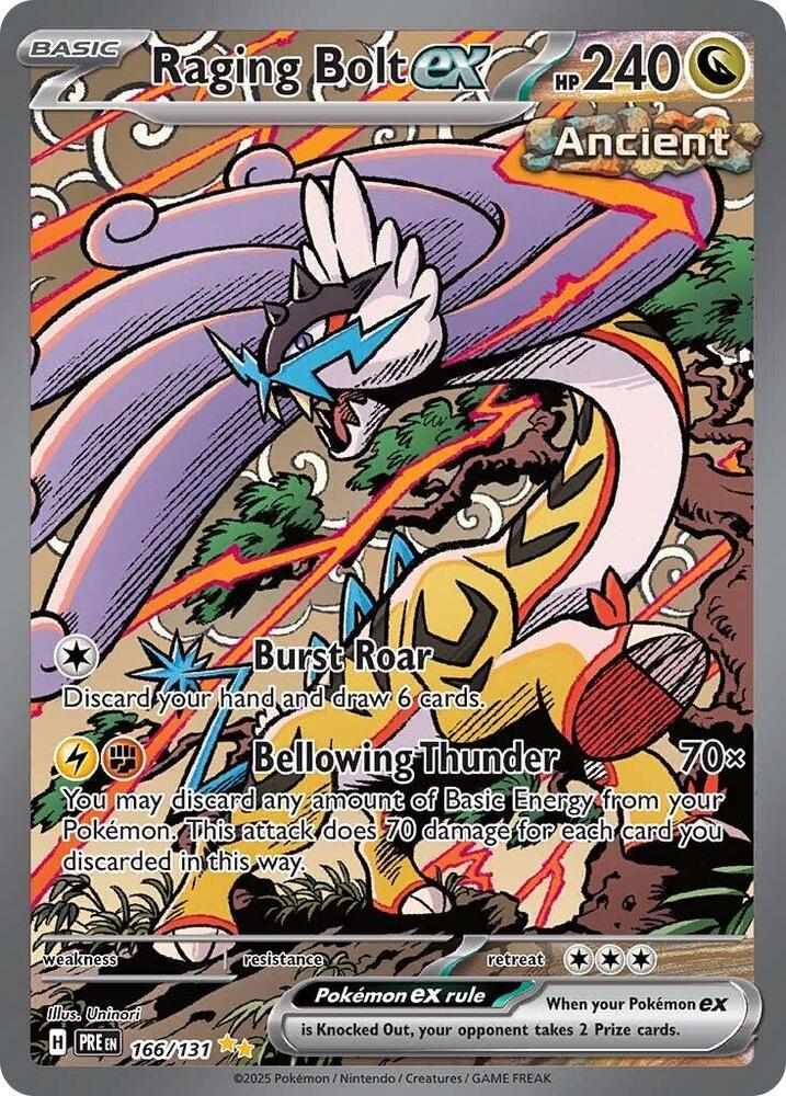 Raging Bolt ex 166/131 card