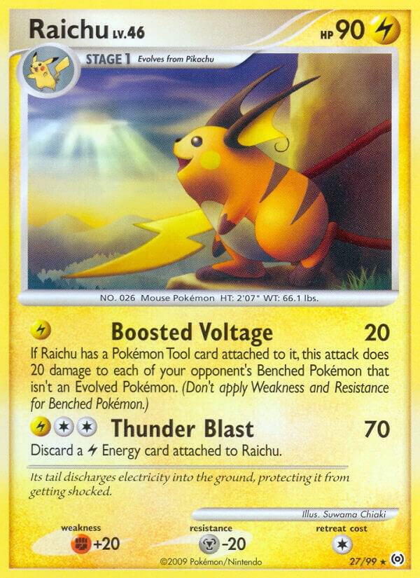 Raichu 27/99 card