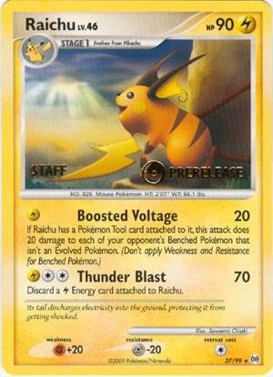 Raichu 27 99 Prerelease card
