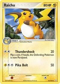 Raichu 51/110 card