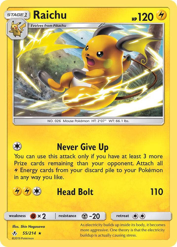 Raichu 55/214