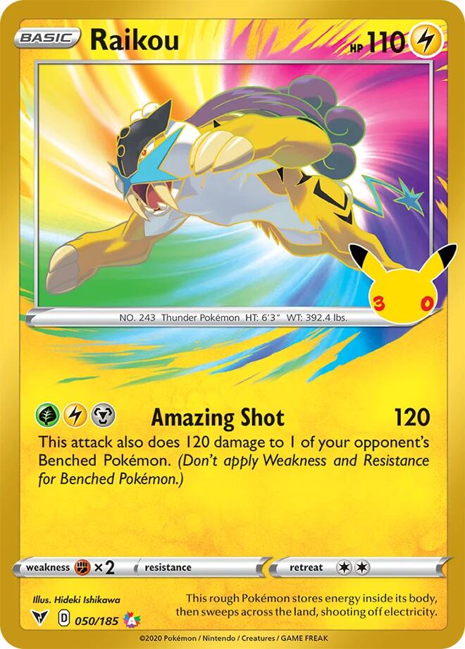 Raikou 050/185 carta