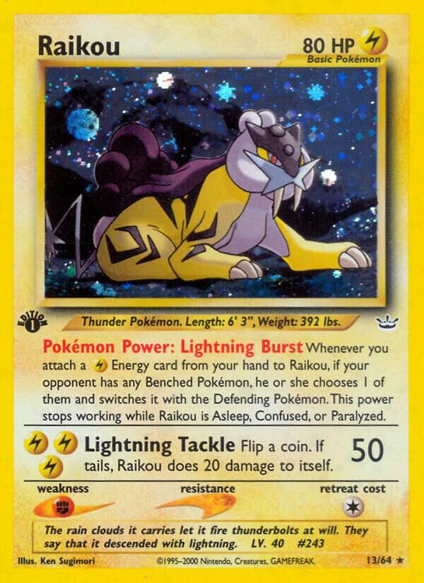 Raikou 13/64 card