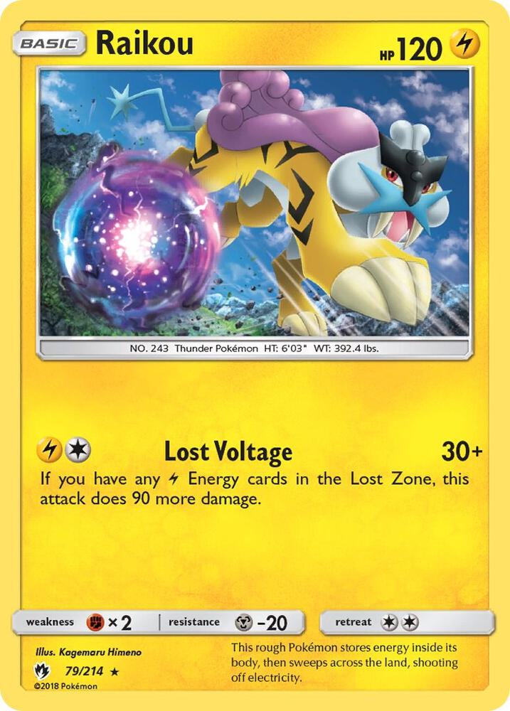 Raikou 79/214 carta
