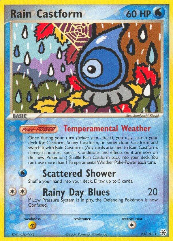 Rain Castform 23/101 card