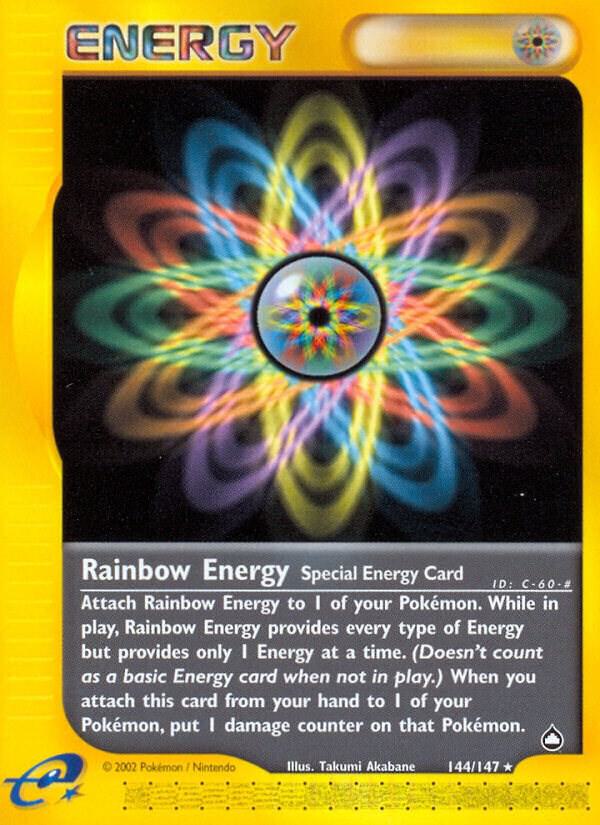 Rainbow Energy 144/147 card
