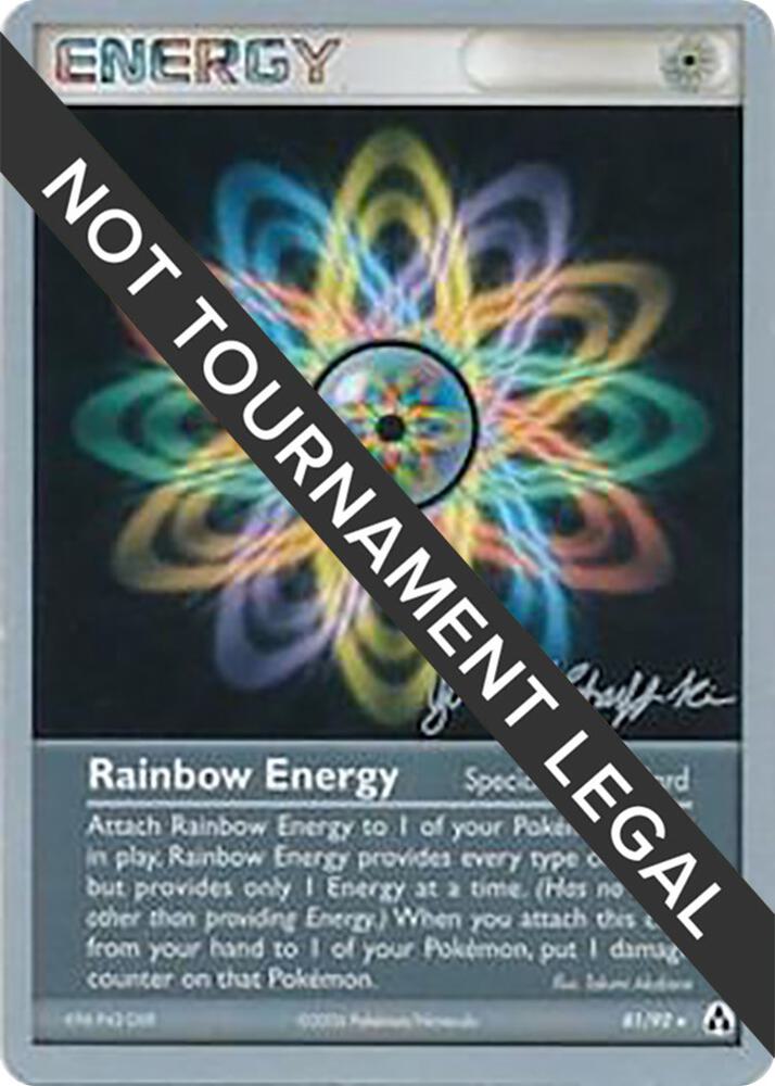 Rainbow Energy 2007 Jeremy Scharff Kim 81/92