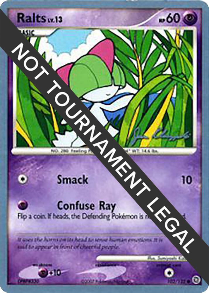 Ralts 102 2008 Jason Klaczynski 102/132 card