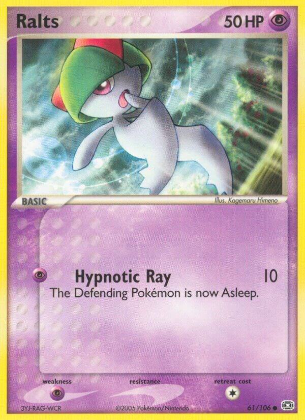 Ralts 61/106 card